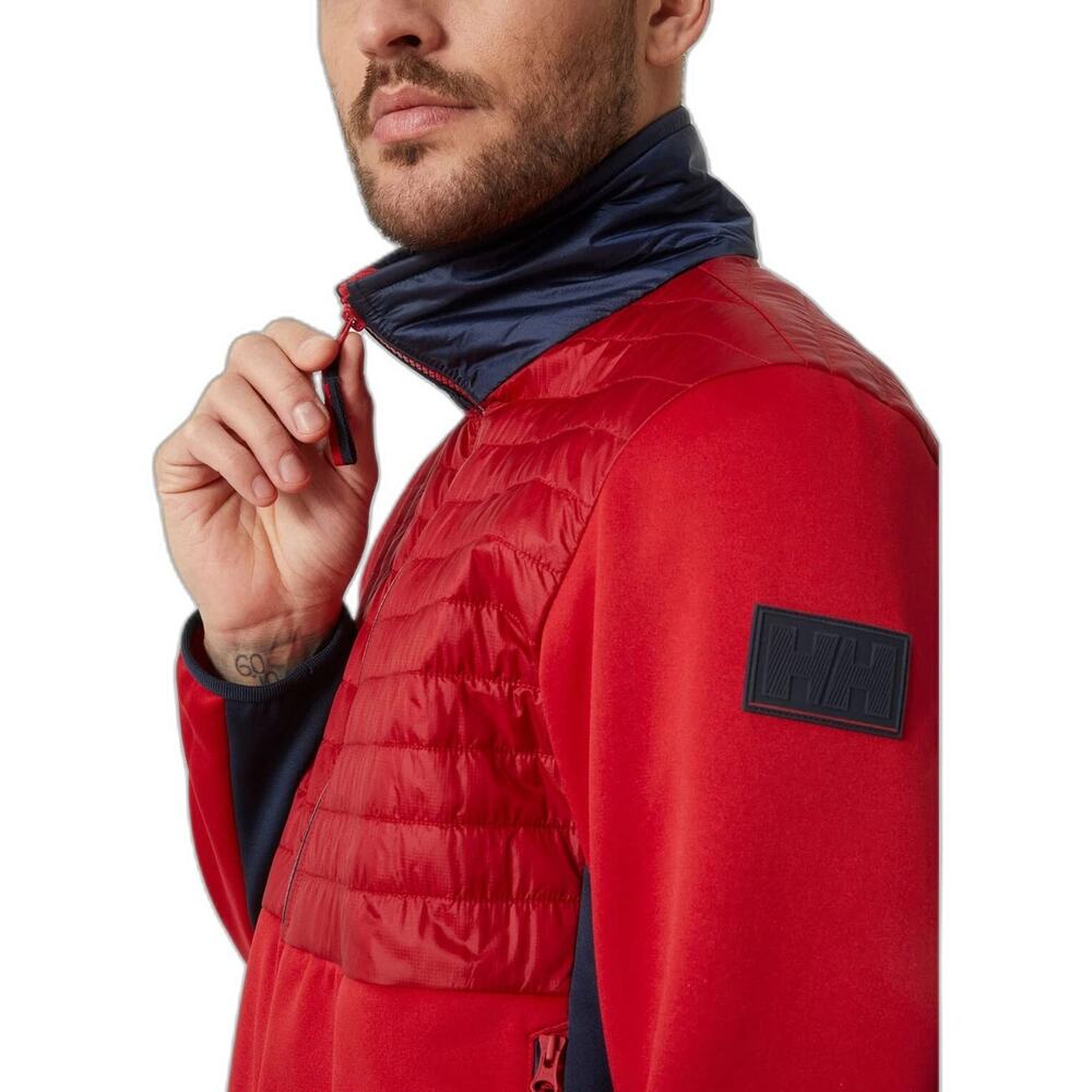 Helly Hansen Men's RWB Rigging Fleece Jacket Red XL Regular Fit 53809-162 $180 - Picture 3 of 5